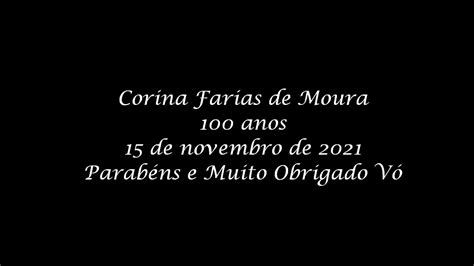 Vó Corina 100 Anos Youtube