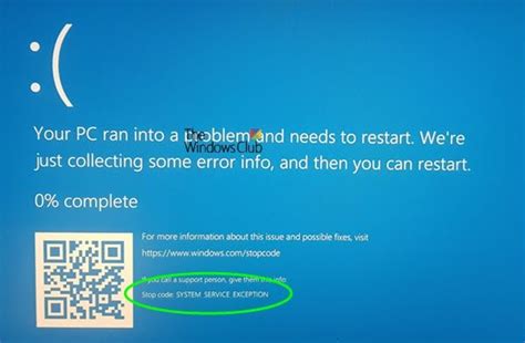 Fix System Service Exception Blue Screen On Windows 1110