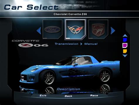 Need For Speed Hot Pursuit 2 Cars By Chevrolet Nfscars