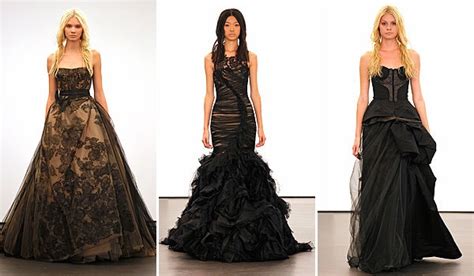Black Wedding Gowns From The Runway To The Aisle The New York Times