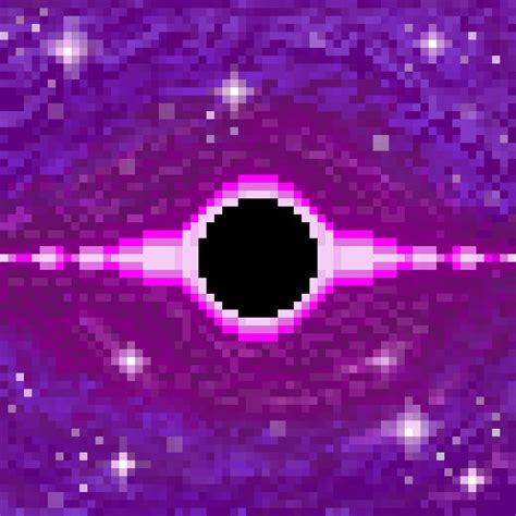Black Hole Pixel Art