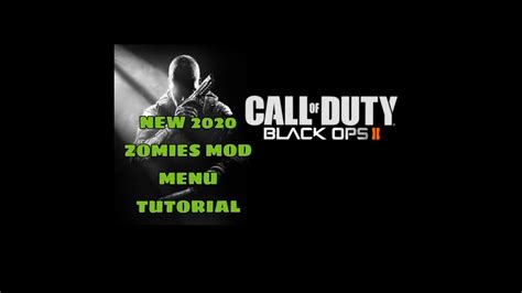 Call Of Duty Black Ops 2 Zombies Mod Menu Tutorial Xboxonexbox360