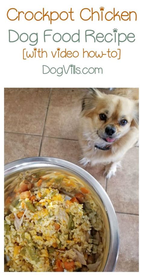 Canidae pure healthy weight chicken & pea recipe dry food. Easy Crockpot Chicken Homemade Dog Food Recipe With Video