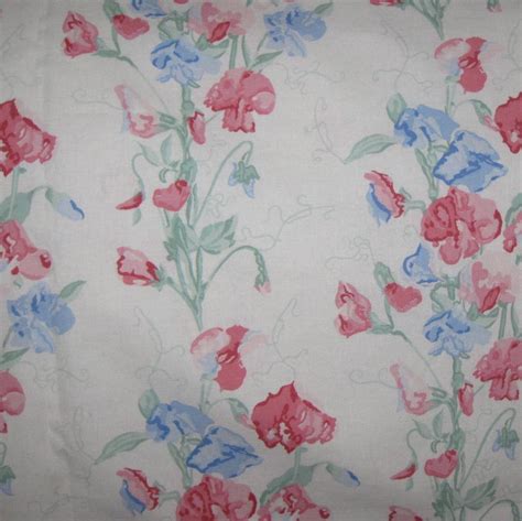 Vintage Laura Ashley Fabric 1988 Floral