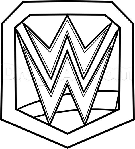 Wwe Championship Coloring Pages Clip Art Library
