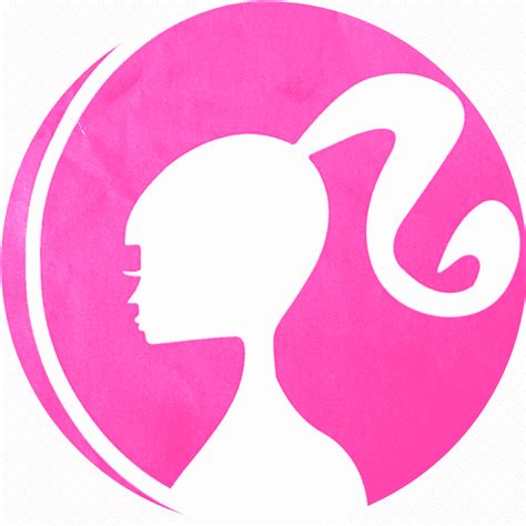 Descarga Gratis Barbie Silueta Plantilla Mattel Muneca Logotipo Images