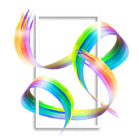 Holograph Png Transparent Abstract Holographic Brush Border