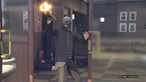 Grand Theft Auto V Paleto Bay Bank Robbery Youtube