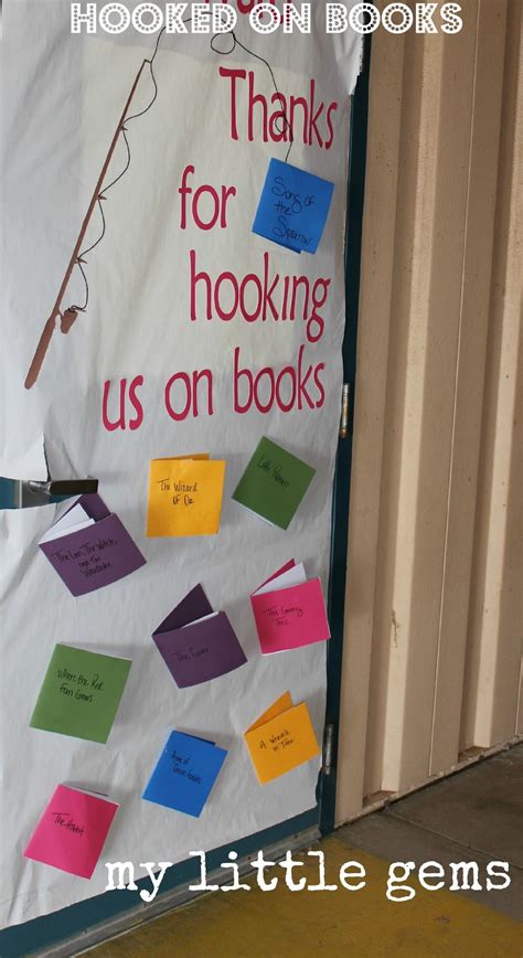 One side is the best place to 7. My Little Gems: Teacher Appreciation Door Decorating Ideas