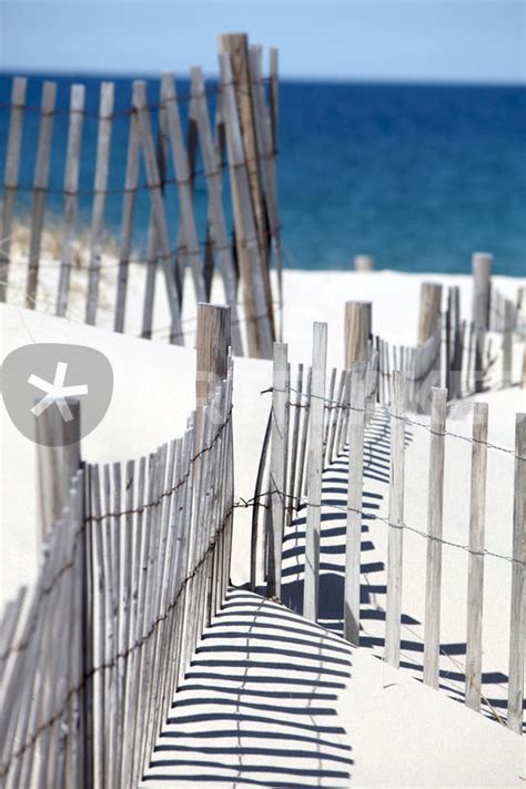 Beach Fence And Ocean Photography Art Prints And Posters By