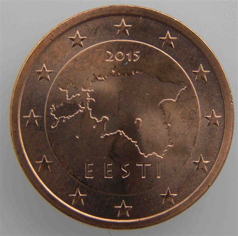 Estonia Euro Coins Unc 2015 Value Mintage And Images At Euro Coinstv