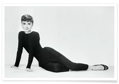 Audrey Hepburn Portrait Poster Juniqe