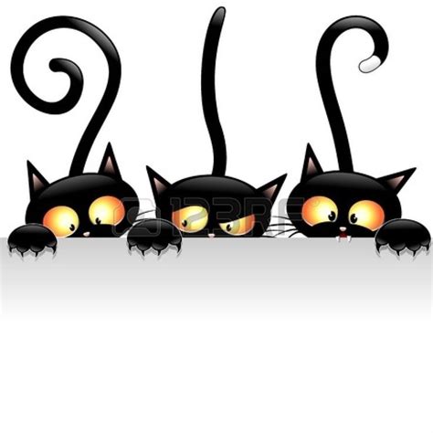 Cartoon Black Cats
