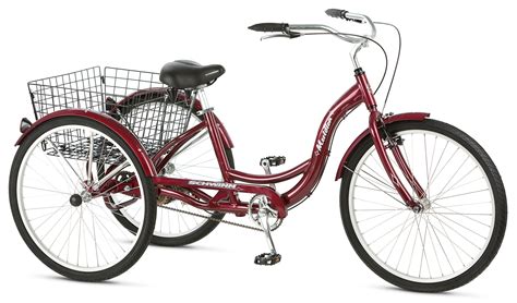 Schwinn Meridian Adult Tricycle With Low Step Through Aluminum Frame