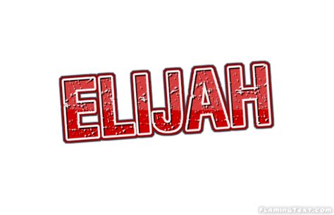 Elijah Logo Free Name Design Tool From Flaming Text