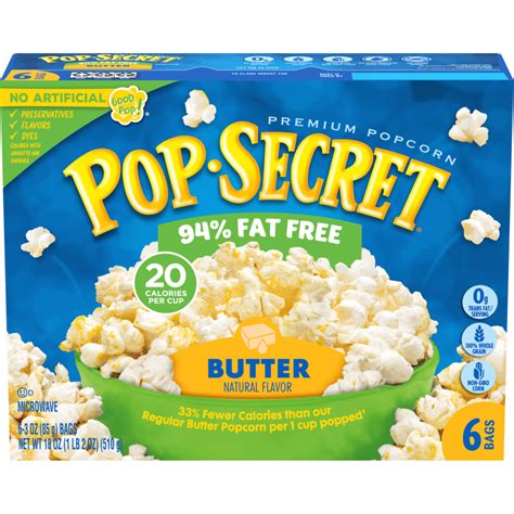 94 Fat Free Butter Flavor Pop Secret