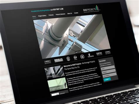 Bab Projects Website Design Clinton Smith Design Consultants London