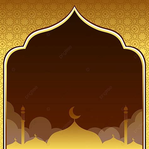 Ramadhan Background Latar Belakang Kosong Idul Fitri Dengan Masjid Dan