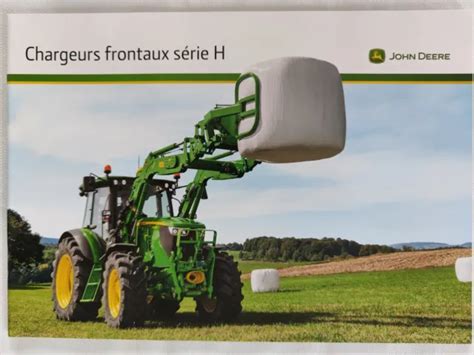 Tracteur Chargeurs Frontaux John Deere Série H Prospectus Brochure Eur