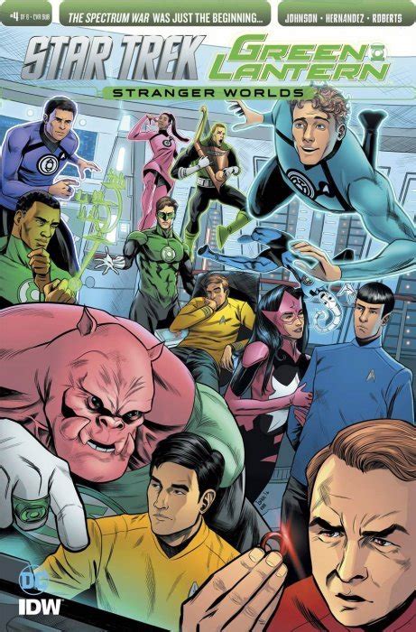 Star Trek Green Lantern 1 Idw Publishing Comic Book Value And