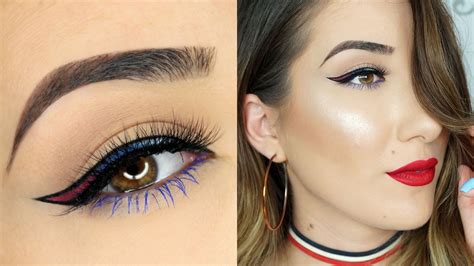 Click a cosmetic to see more information about it. Fourth of July Eye Makeup Tutorial | Макияж