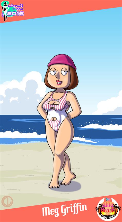 Swimsuit Season Wild Beach Meg Griffin By Chesty Larue Art On