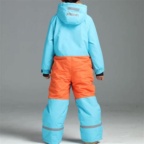 Winter Kids Boys Girls Ski Suit Set Waterproof Children Snowsuit 3t To