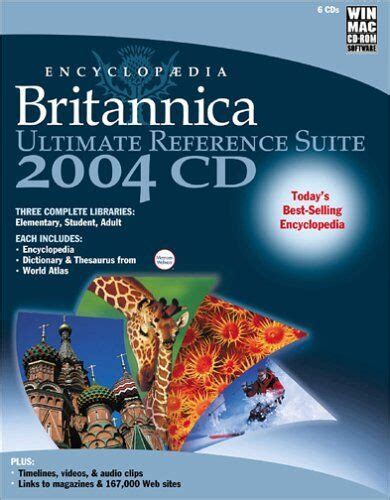 New Encyclopedia Britannica 2004 Ultimate Reference Suite Cds