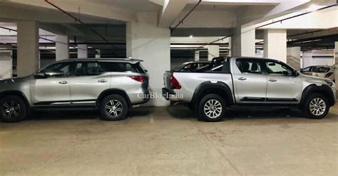 Toyota Hilux Parked Next To Fortuner Looks Bigger