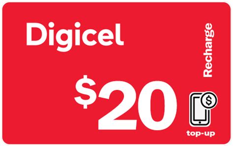 Digicel Jamaica 20usd Prepay Topup