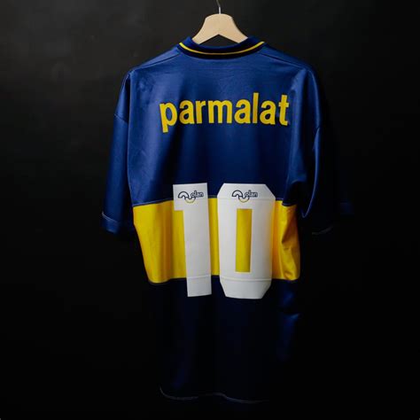 1992 1993 Boca Juniors Olan 10 Home Jersey