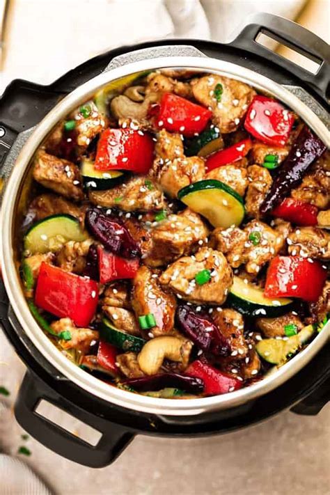 Instant Pot Kung Pao Chicken Low Carb Keto Paleo Life Made Sweeter