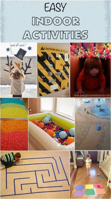 Great Indoor Activities For Cold Or Rainy Days Rainy Day Activities