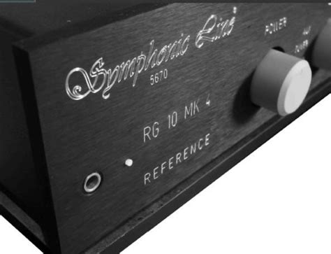 Symphonic Line Rg 10rg 10 Reference Integrated Amplifier