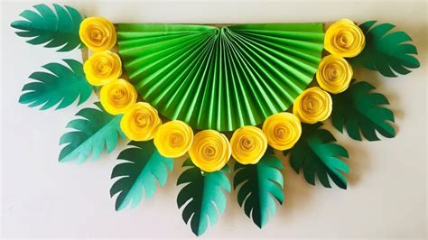 Bunga Hiasan Dinding Dari Kertas Origami 3d Cara Membuat Kerajinan