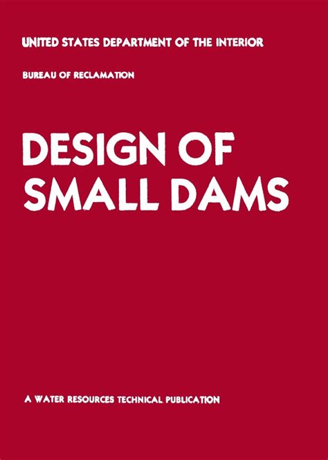 Design Of Small Dams