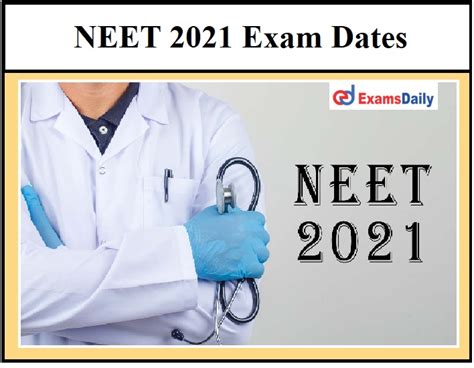 Neet 2021 exam date is expected to be released in the first week of march. NEET 2021 Exam Dates - Students Requests Education ...