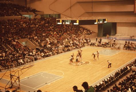 The detroit pistons playing at their old arena the cobo arena in detroit detroit pistons detroit little caesar s arena future home of the detroit pistons to open with huge economic impact. Detroit Pistons Cobo Arena - 1968 | Bill Yagerlener | Flickr