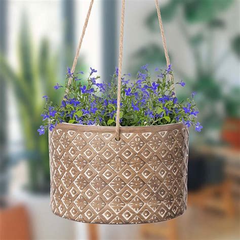 Contemporary Hanging Basket Planter By Dibor