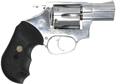 Rossi R46202 Revolver 357 Remmag 2 6rd Black Rubber Grip Stainless