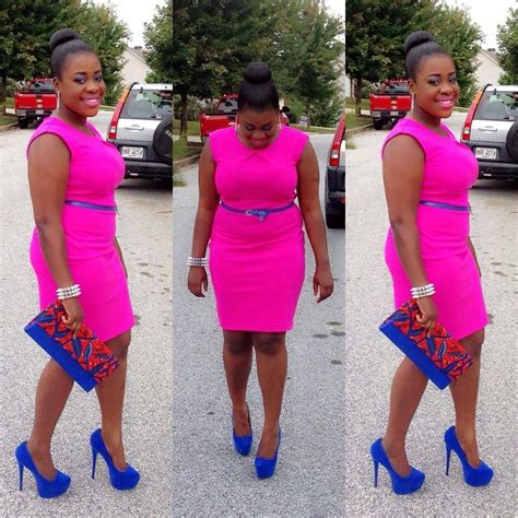 Hot Pink And Royal Blue Go Well Together Blue Dress Outfits Fashion