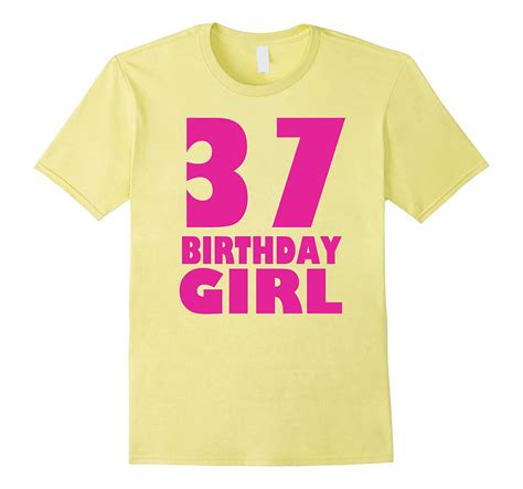 Womens 37th Birthday Girl 1980 Pink Funny T Shirt 4lvs