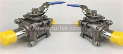 Butt Weld End Ball Valve Pc Two Way Stainless Steel Valves