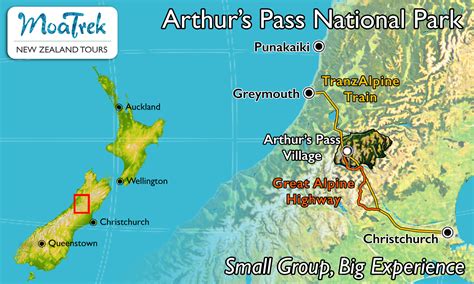 Arthurs Pass National Park Moatours New Zealand