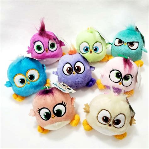 Angry Birds 4 Plush Clip On Hatchlings You Choose Ebay