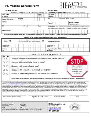 Fillable Online Flu Shot Verification Form Fill Online Printable Fillable Fax Email