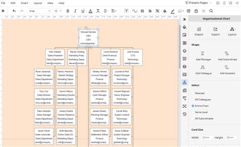 How To Create An Org Chart In Google Sheets Edrawmax Online