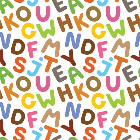Funny Colorful Cartoon Alphabet Alphabetical Letters Abc For Children