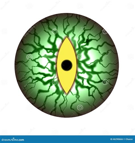 Monster Eye Creepy Eyeball Stock Illustration Illustration Of Green