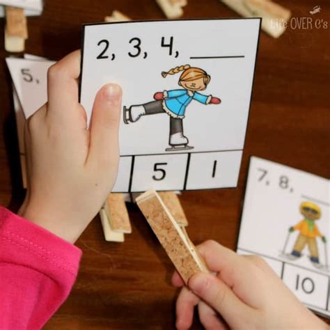 Free Missing Number Clip Cards For Kindergarten